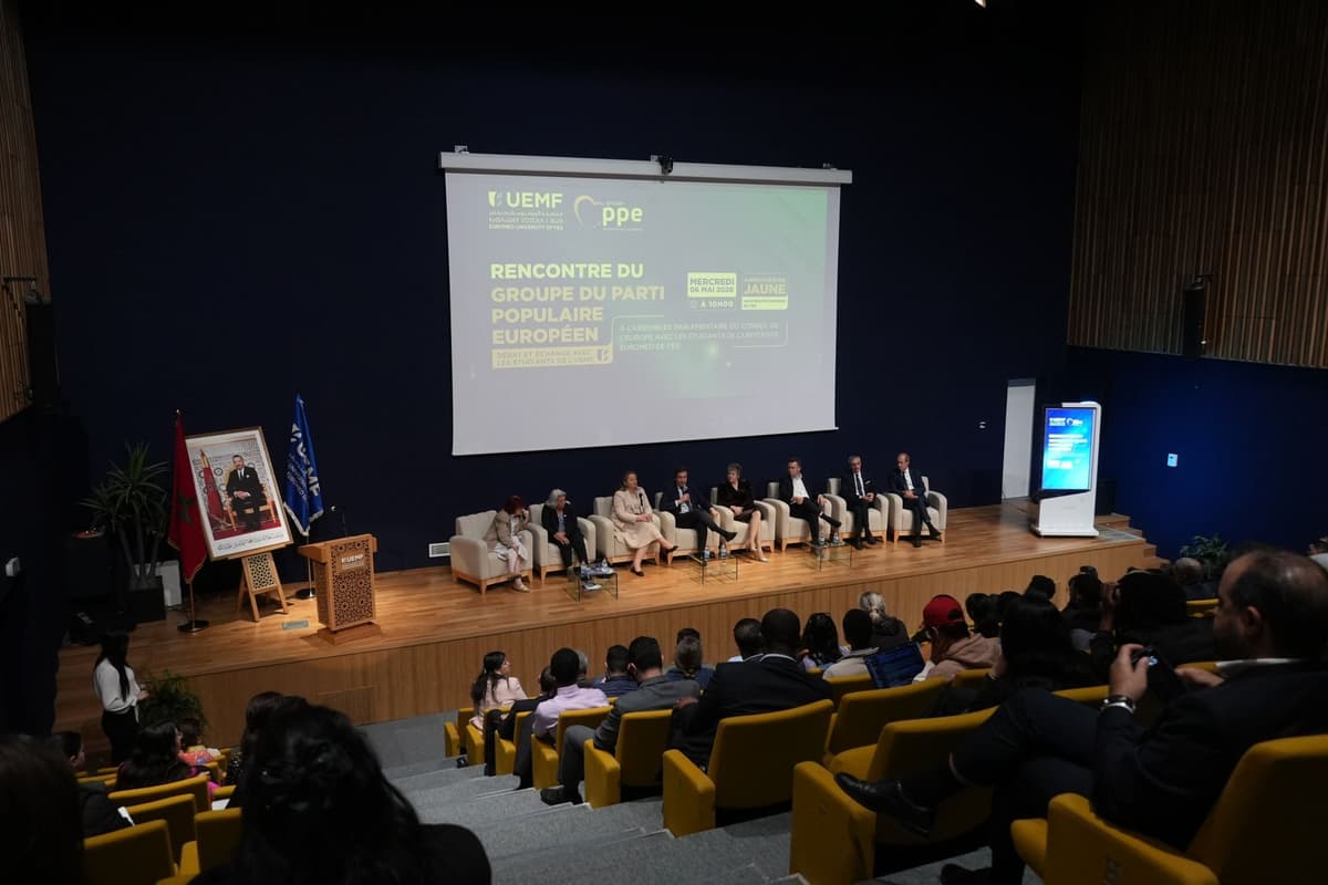 L’Université Euromed de Fès favorise le dialogue euro-méditerranéen à travers une rencontre avec des représentants du Parti Populaire Européen