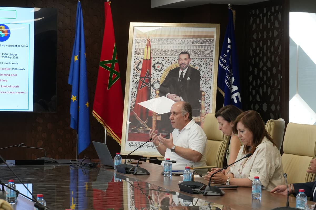 Visite de la Délégation de l’Union européenne au Maroc à l’Université Euromed de Fès