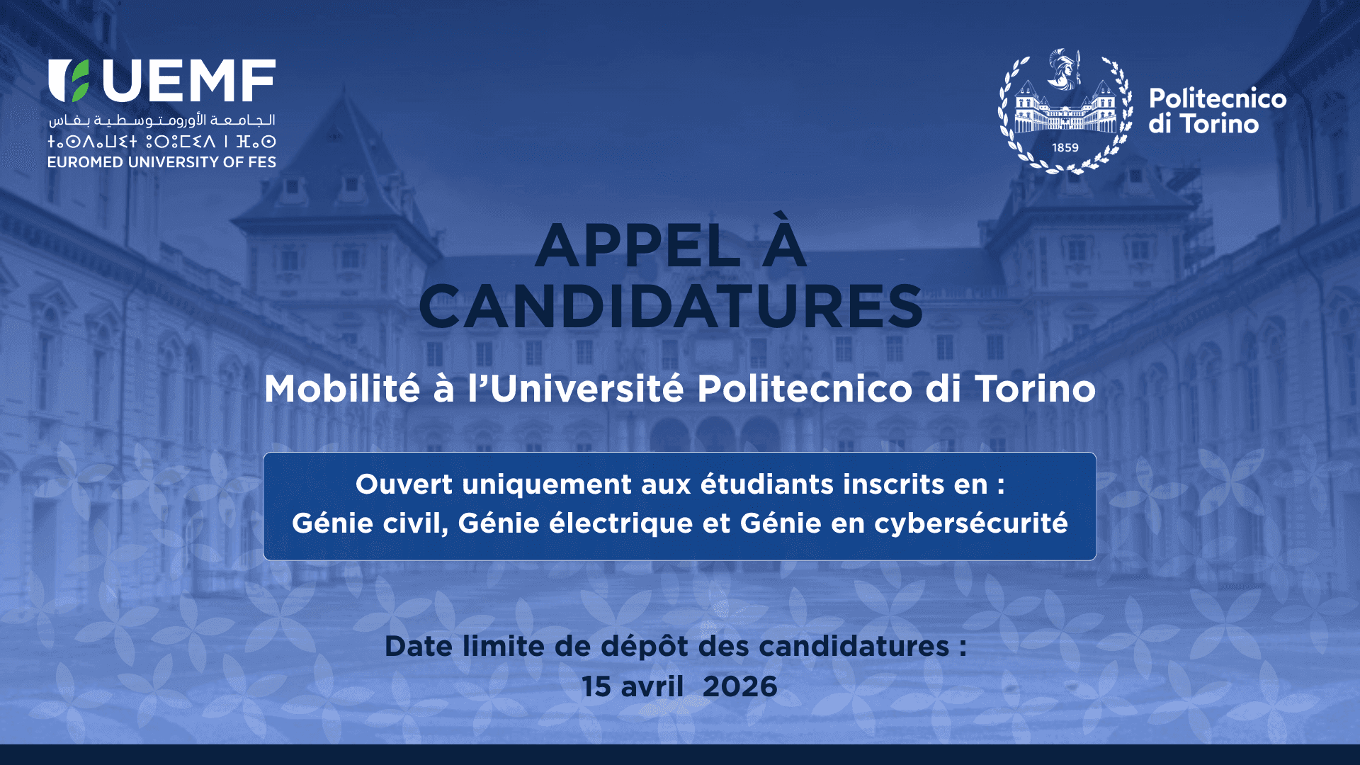 [Appel à candidatures] Mobilité à 