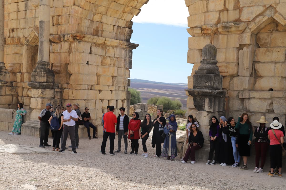 Workshop Design à Volubilis sous la supervision de M. Andrea Anastasio, Designer international