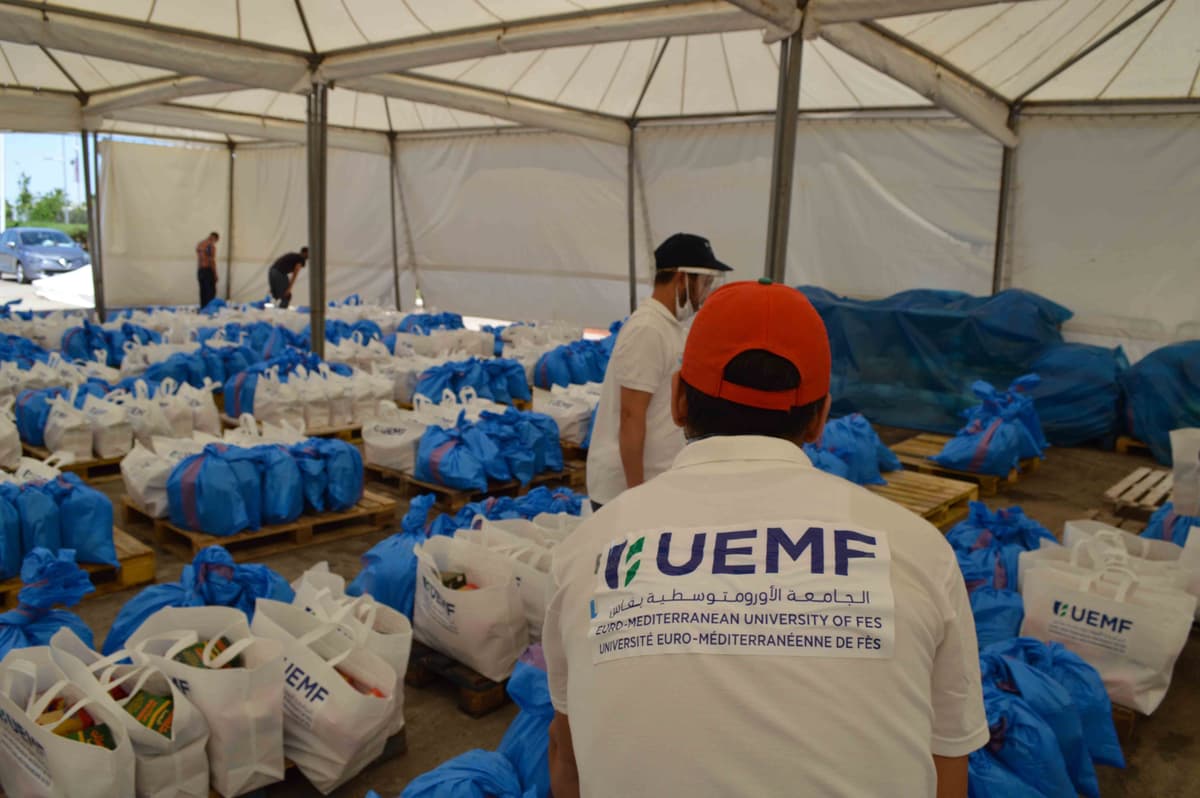 1000 paniers-vivres pour les familles nécessiteuses 