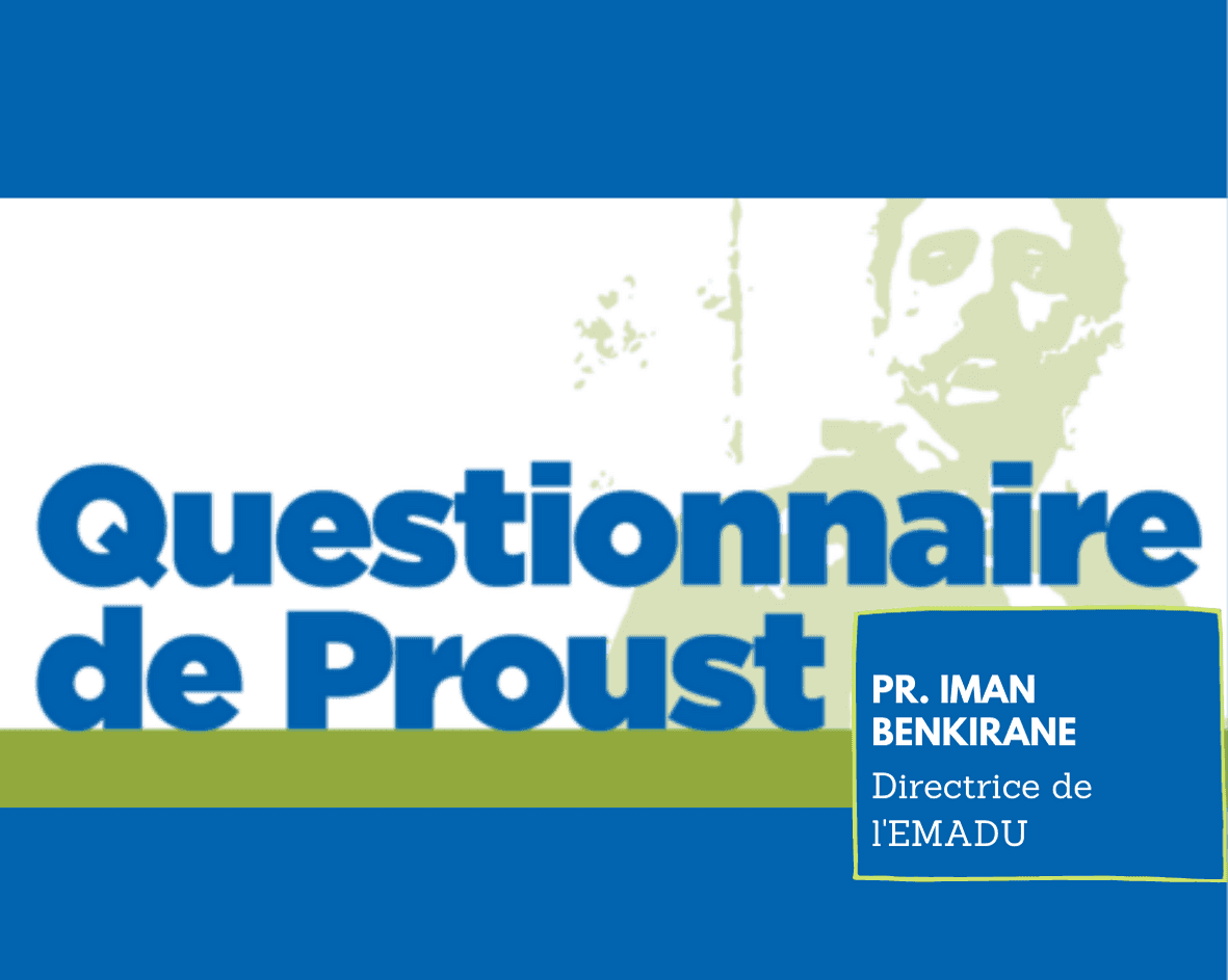 Pr. Imane M. Benkirane se prête au questionnaire de Proust avec l'INT Design Magazine