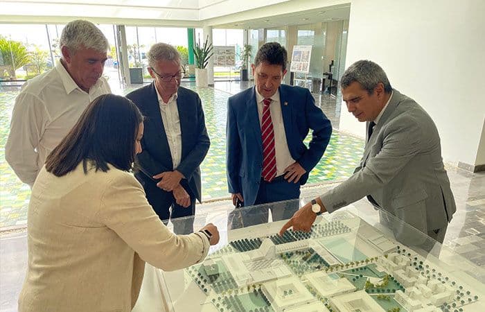 Visite de courtoisie d’une délégation française à l’UEMF