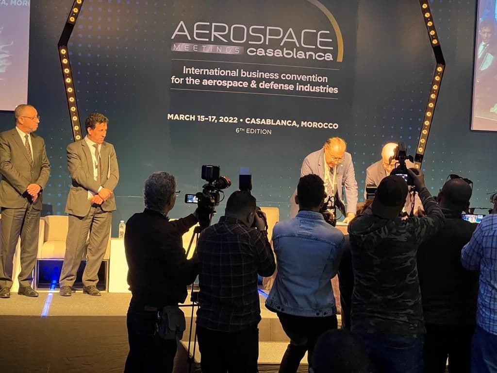 Signature de convention entre l’Université Euromed de Fès et l’Aerospace Mroccan Cluster