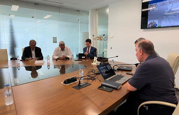 Visite de courtoisie d’une délégation française à l’UEMF