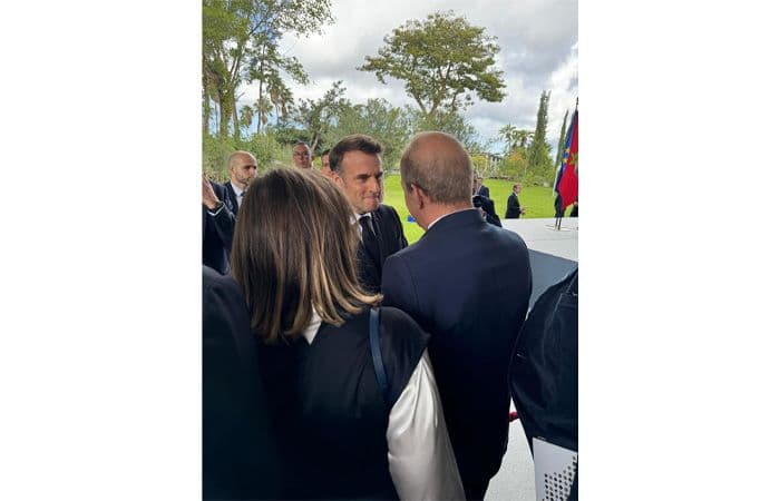 Rencontre entre le Président de l'UEMF et le Président de la République Française  