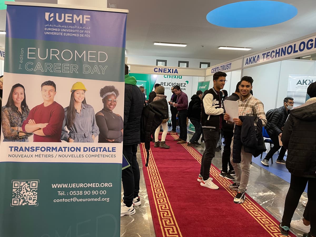 L'Euromed Career Day : une première édition riche en échange entre étudiants de l'UEMF et professionnels
