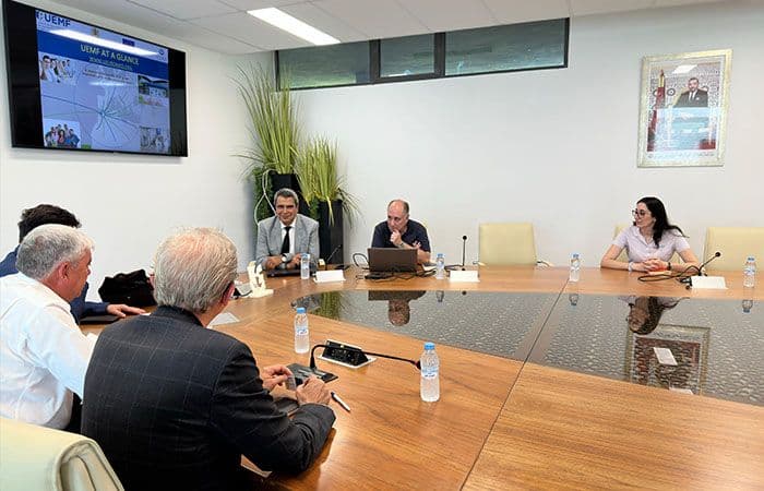 Visite de courtoisie d’une délégation française à l’UEMF