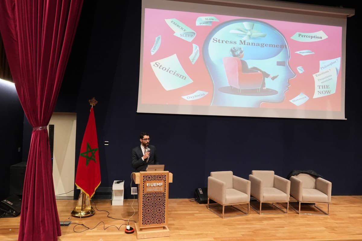 Conférence sur le Stress Management par le Pr. Rachid Boudri