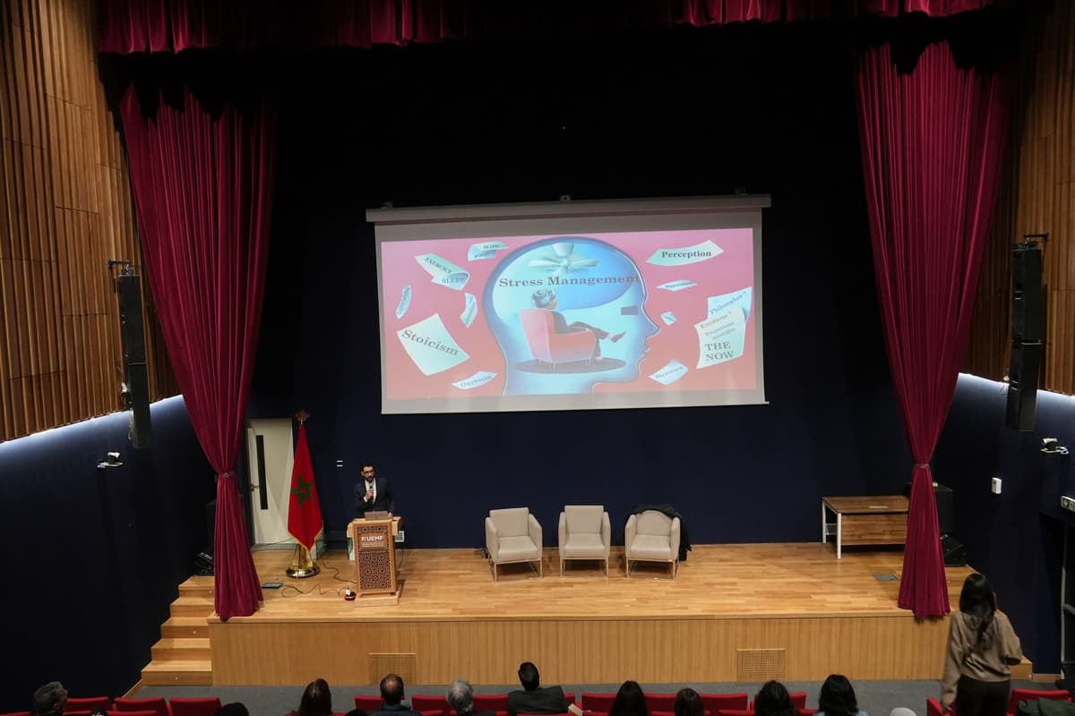 Conférence sur le Stress Management par le Pr. Rachid Boudri