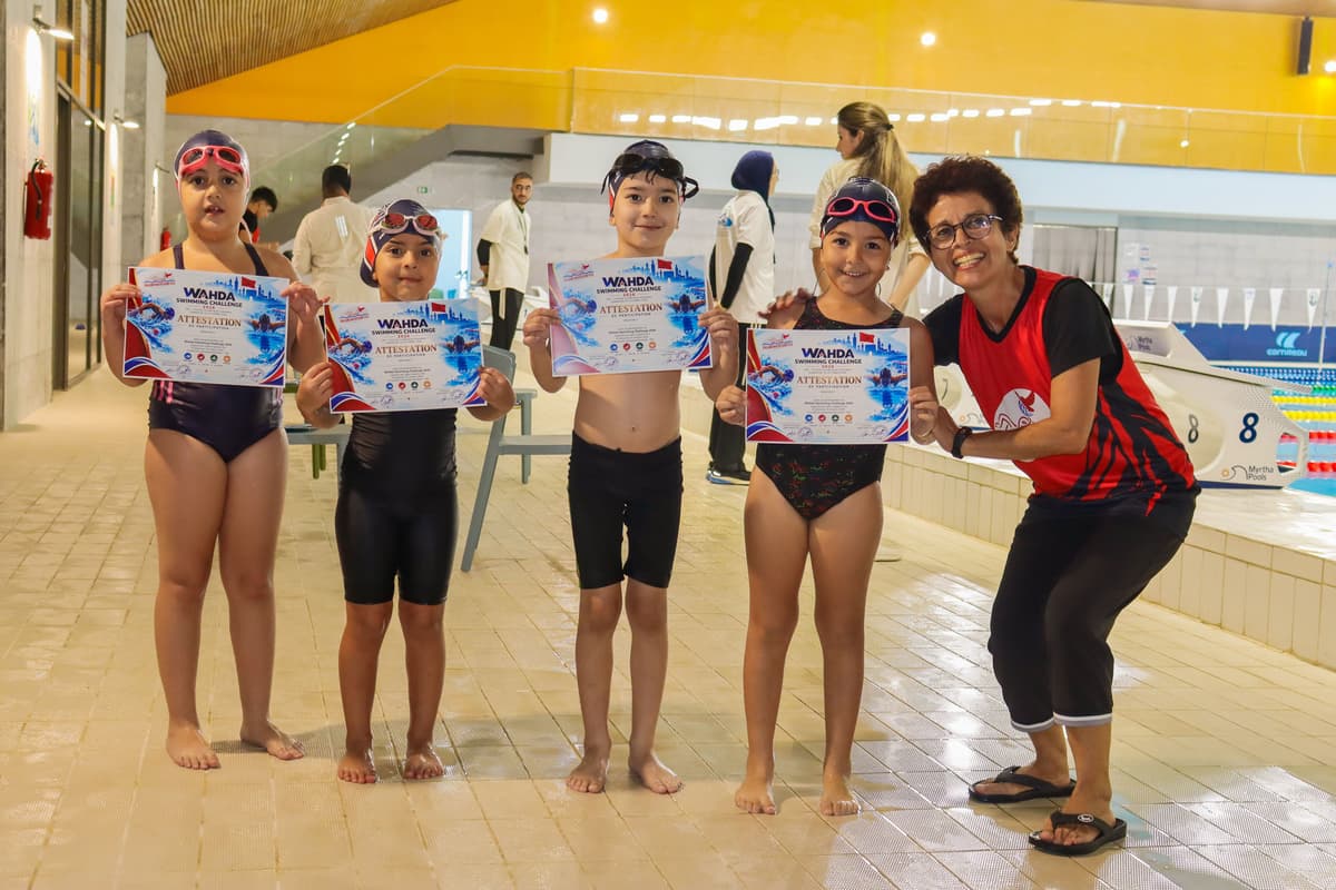 La piscine olympique de l’UEMF accueille le Wahda Swimming Challenge 2026