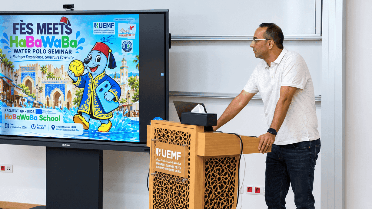 Fès Meets HaBaWaBa : l’UEMF accueille une rencontre internationale dédiée au développement du Water-Polo chez les jeunes