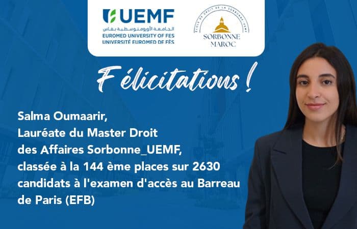 Excellence au Féminin : Salma Oumaarir et Yasmine Benjelloun Brillent à l’ international