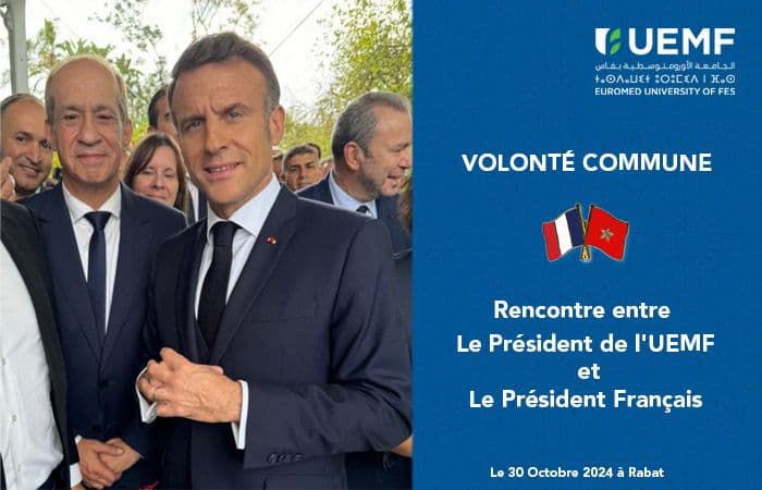 Rencontre entre le Président de l'UEMF et le Président de la République Française