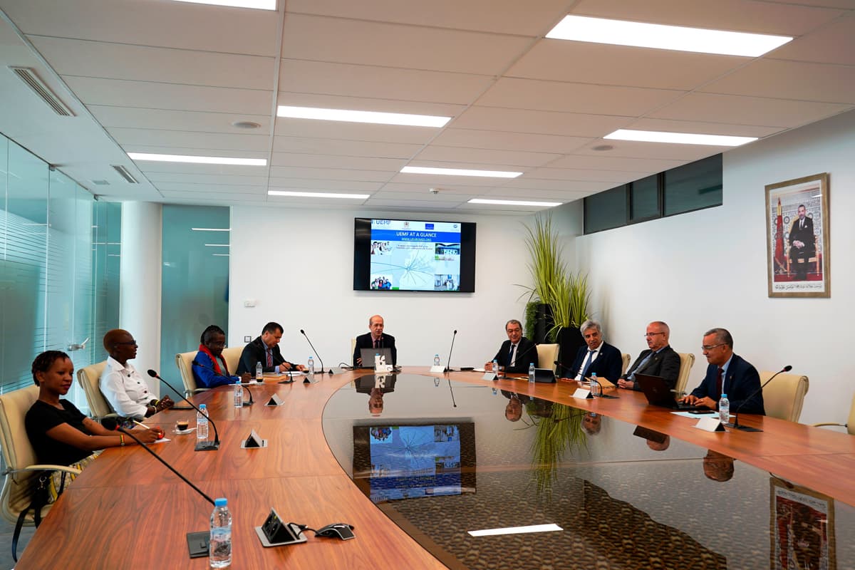 Visite de Son Excellence M. El Mokhtar GHAMBOU, Ancien Ambassadeur du Maroc au Kenya.