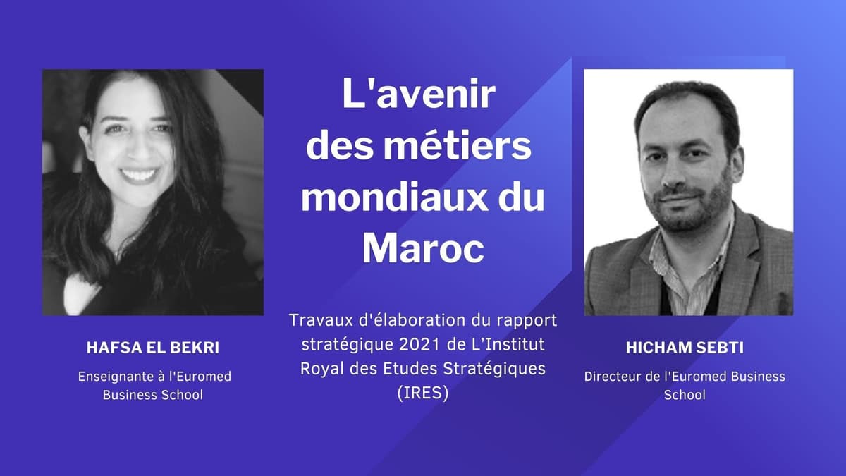 Pr Hafsa el Bekri et Pr. Hicham Sebti participent aux résultats préliminaires du rapport de L’Institut Royal des Etudes Stratégiques (IRES)