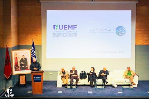 Echange entre les étudiants de l’Université Euromed de Fès et le club diplomatique marocain