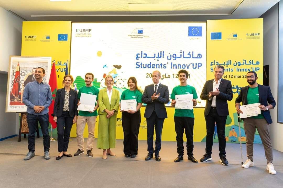 Retour en images sur le Hackathon de l’innovation « Students’ Innov’Up » organisé par l’Union européenne, la Banque européenne d’investissement et l’Université Euromed de Fès