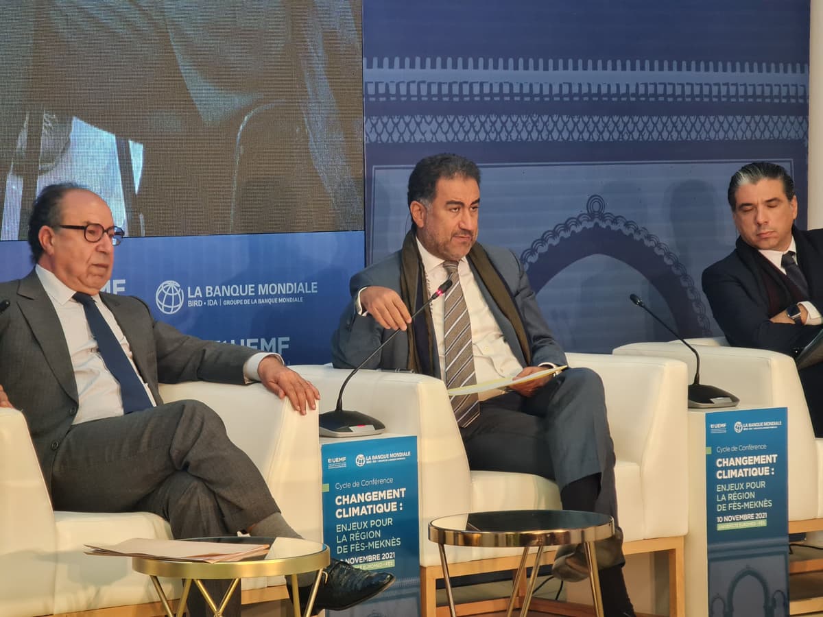 l'UEMF et la Banque Mondiale co-organisent une conférence sur les changements climatiques : enjeux pour la région de Fès-Meknès
