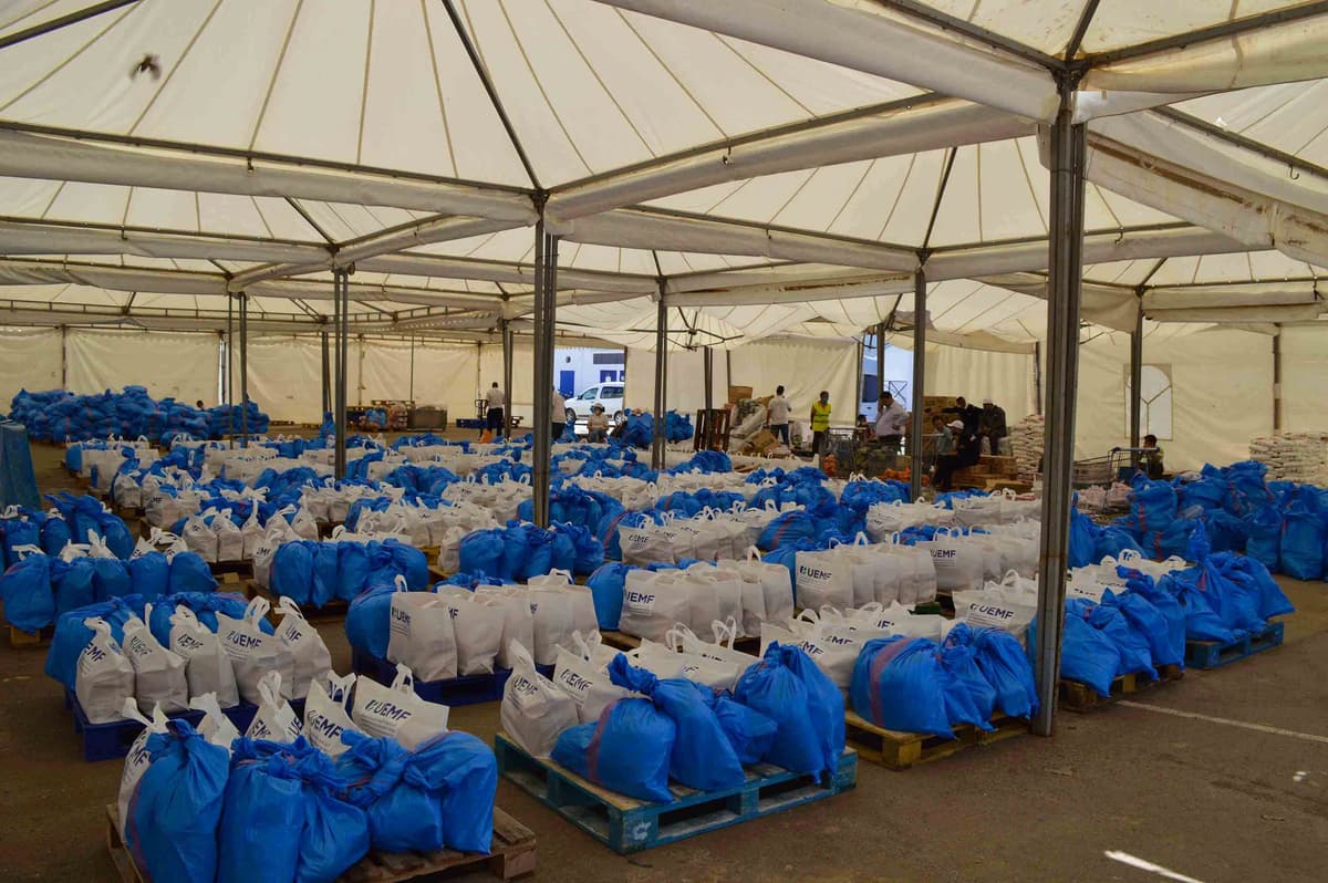 1000 paniers-vivres pour les familles nécessiteuses