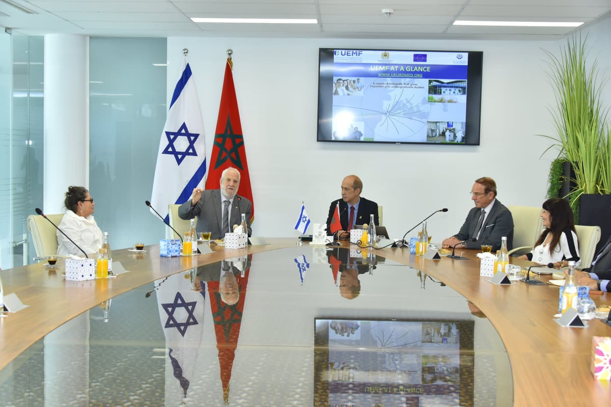 Une délégation du « Shenkar College of Engineering and Design » visite l'UEMF pour la concrétisation de leur coopération