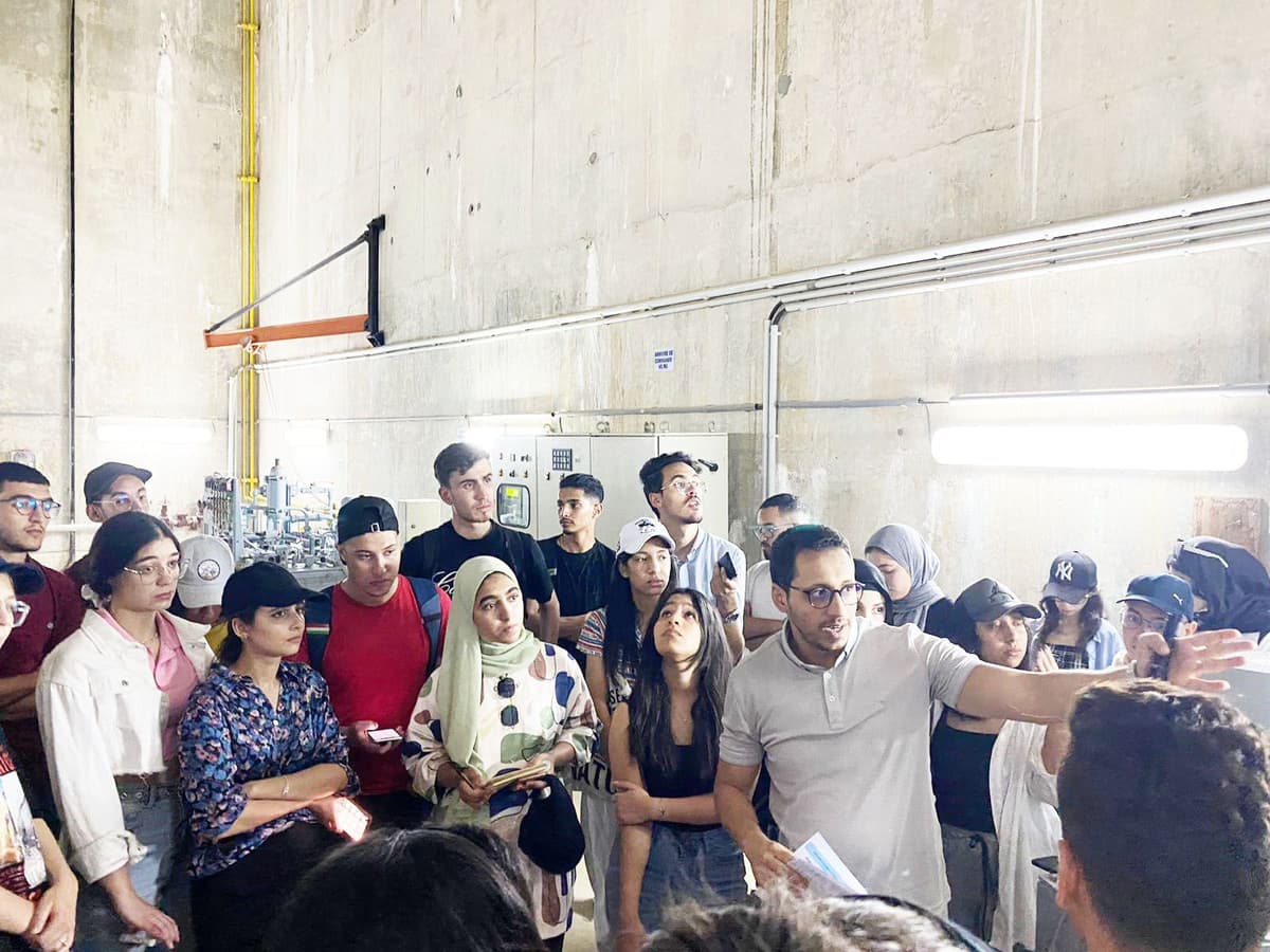 Visite pédagogique du barrage Al Wahda, actuellement plus grande infrastructure hydraulique du Royaume