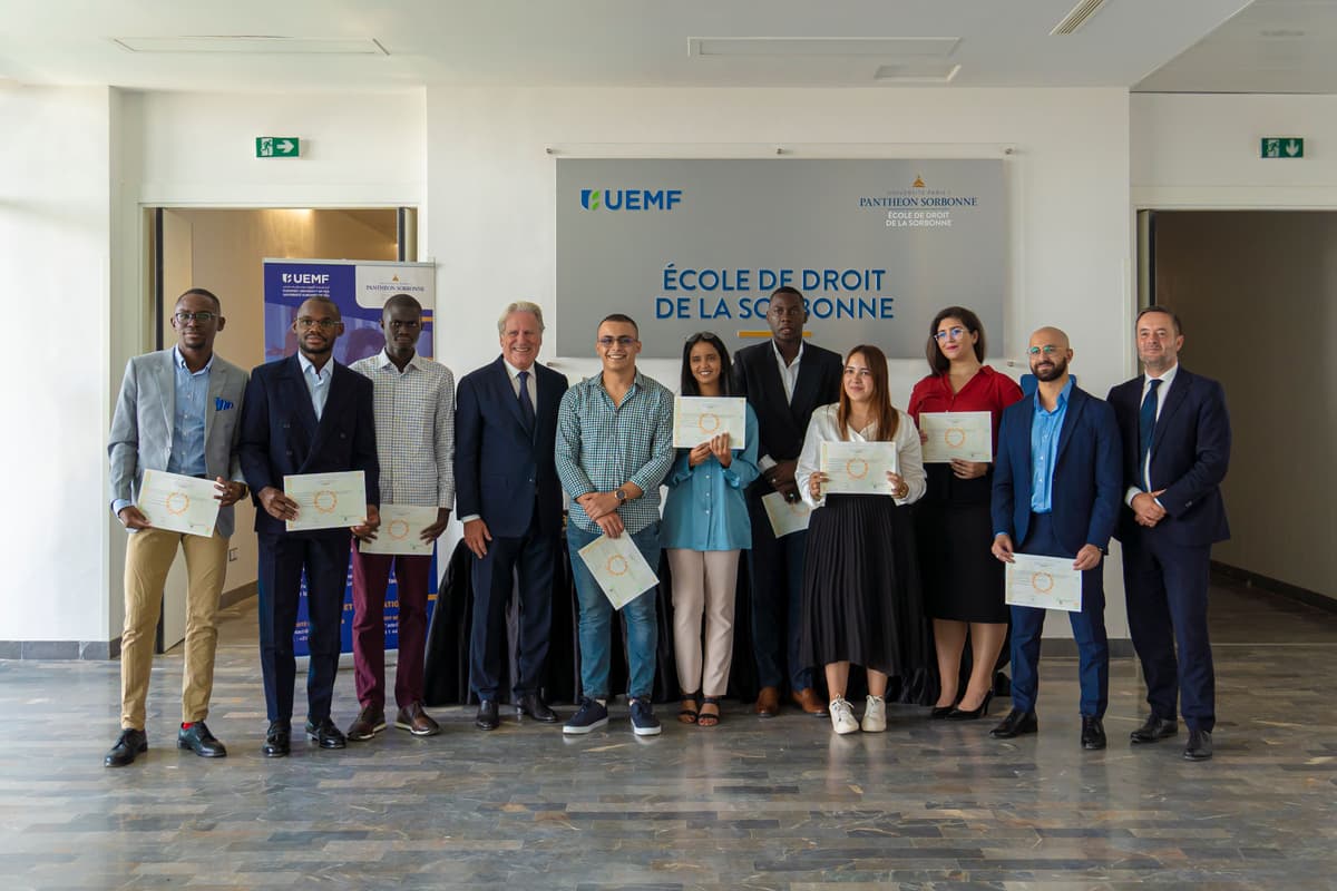 CÉRÉMONIE DE REMISE DES DIPLOMES DE MAITRISE DE L’ECOLE DE DROIT DE LA SORBONNE AUX ETUDIANTS DU MASTER M2 « DROIT DES AFFAIRES »