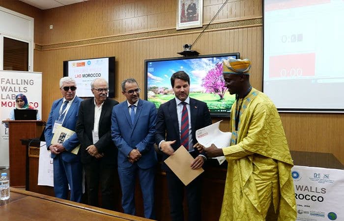 Participation distinguée au Falling Walls Lab Morocco
