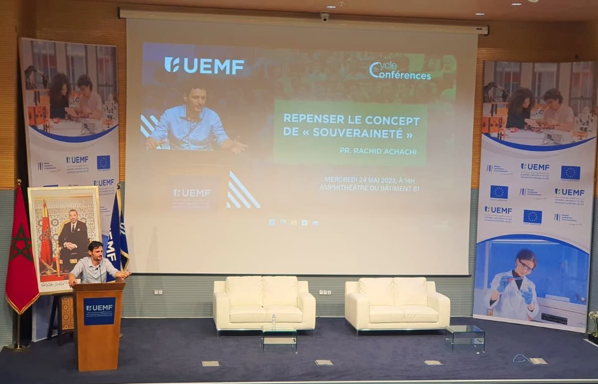 Repenser le concept de Souveraineté : thématique de la conférence de Mr Rachid Achachi