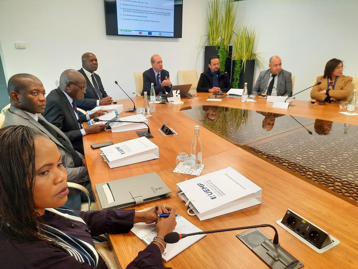 Visite de courtoisie de Dr Abdallah Albert Toikeusse MABRI, Président de la Région du Tonkpi en Côte d'Ivoire