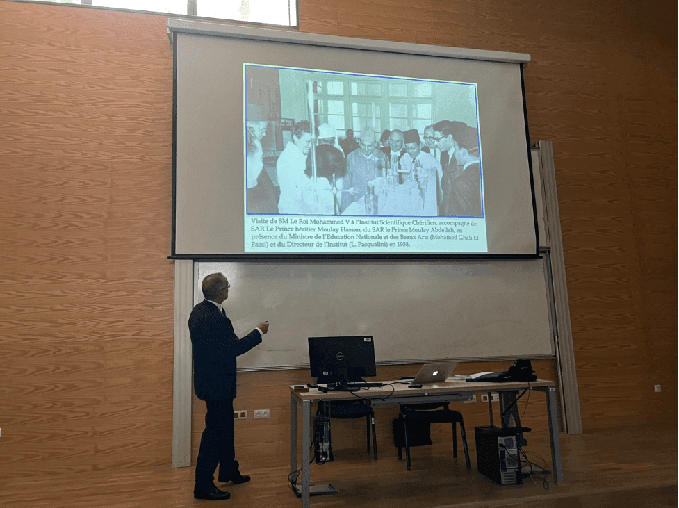Conférence à l’Euromed Polytechnic School du Prof. Ahmed El Hassani « Le paradis des géologues - Un voyage à travers les temps dans le Royaume du Maroc »