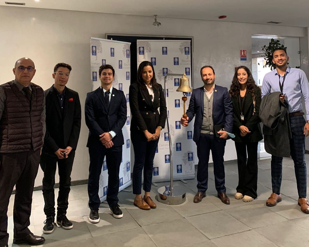 Les étudiants de l'Euromed Business School se rendent à la bourse de Casablanca pour une visite pédagogique