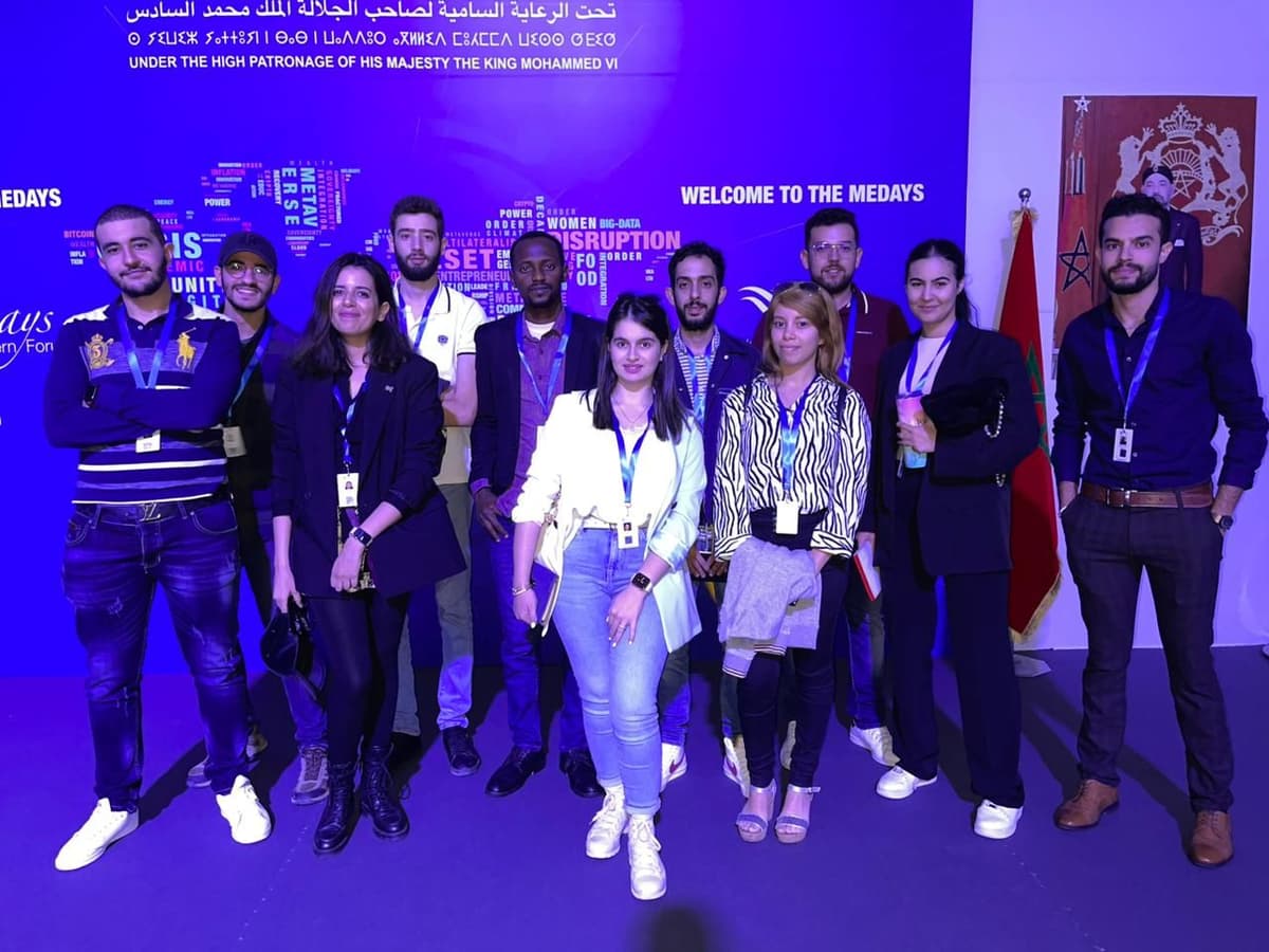 Visite des étudiants du Master "International Business" à la 14ème édition du Forum MEDays