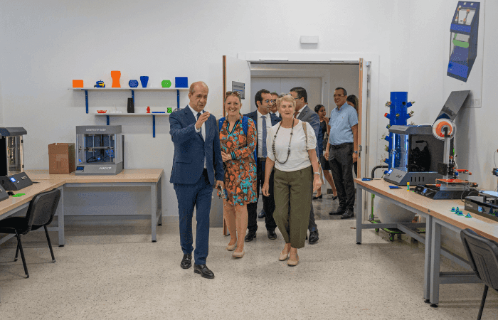 Signature de la convention de financement du projet "Usine Ecole Pilote 4.0" cofinancé par la filiale de la KFW, la Facilité Investissements pour l’emploi (IFE)