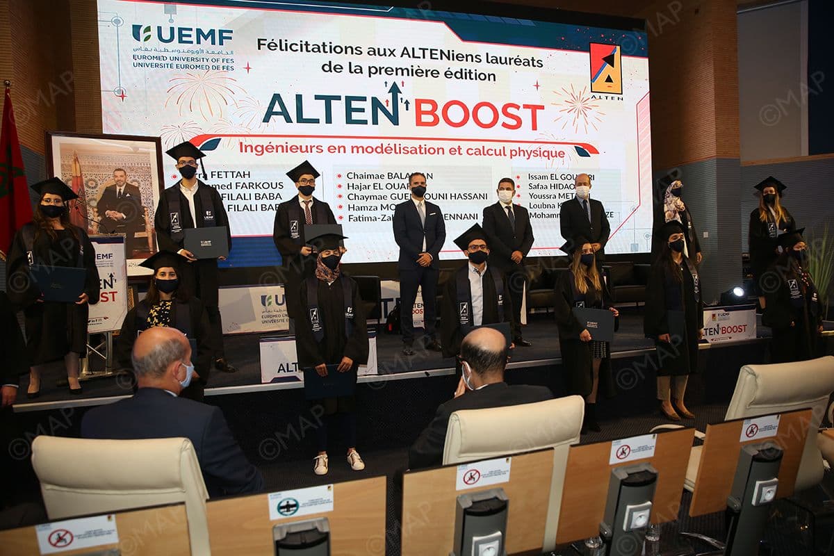 Cérémonie de remise des diplômes « ALTEN BOOST »