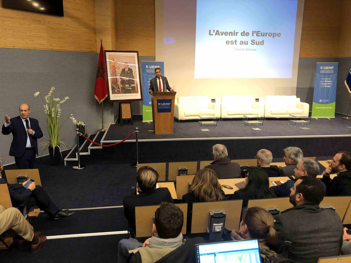 Présentation par M. Fathallah Sijilmassi de son livre "l'avenir de l'Europe est au Sud"