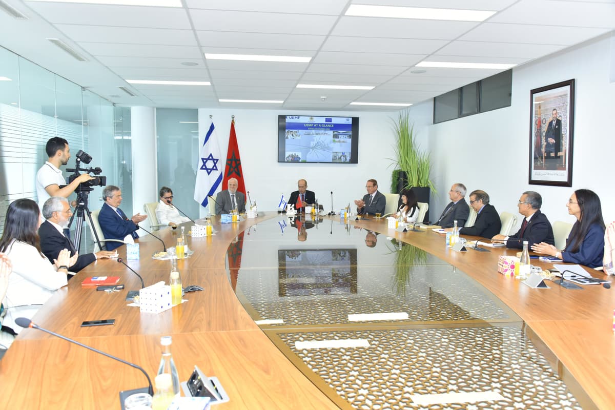 Une délégation du « Shenkar College of Engineering and Design » visite l'UEMF pour la concrétisation de leur coopération