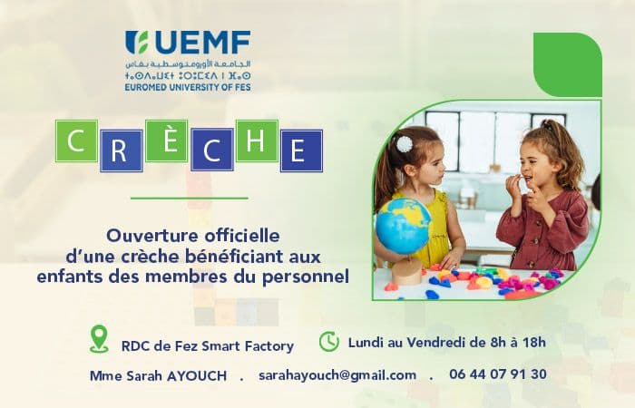 Ouverture de la crèche au niveau de Fez Smart Factory