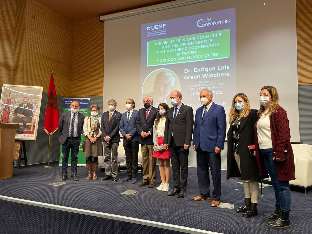 Nouvel accord de partenariat entre L’Université Nationale Autonome du Mexique (UNAM) et L’Université Euromed de Fès