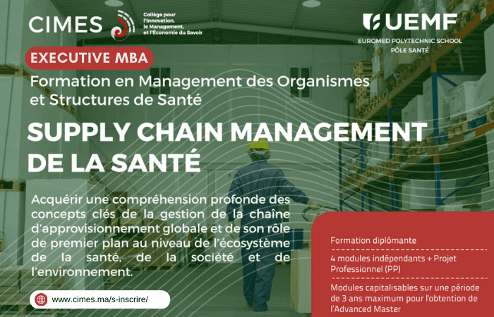 Lancement d’un Executive MBA en double diplomation internationale par l’EPS et le Pôle Santé