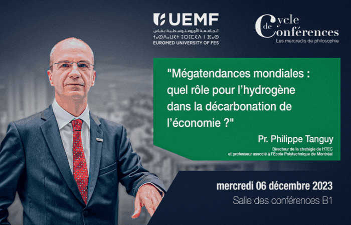 Mégatendances mondiales en matière de l’hydrogène avec Pr. Philippe Tanguy