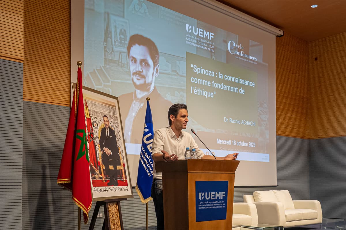 Conférence du Dr. Rachid ACHACHI : "Spinoza : la connaissance comme fondement de l'éthique"