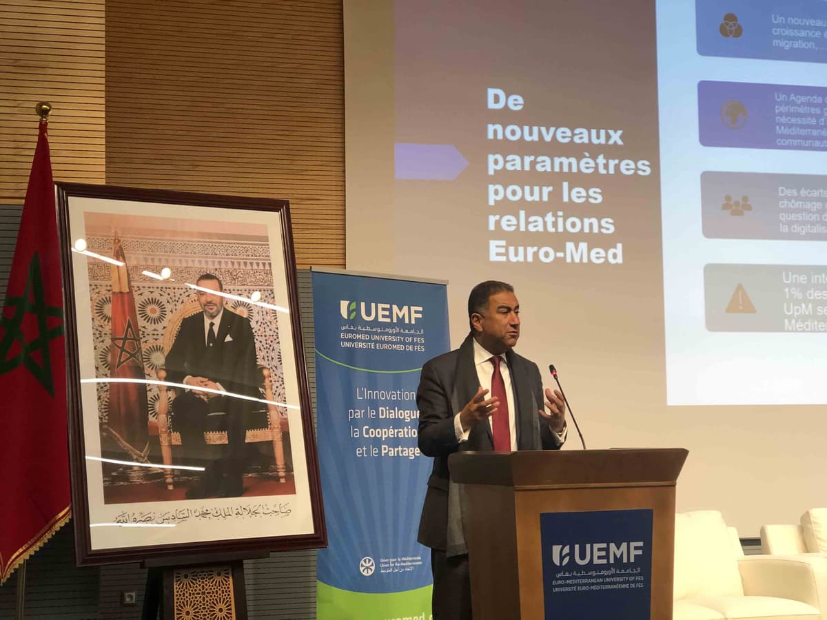 Présentation par M. Fathallah Sijilmassi de son livre "l'avenir de l'Europe est au Sud"