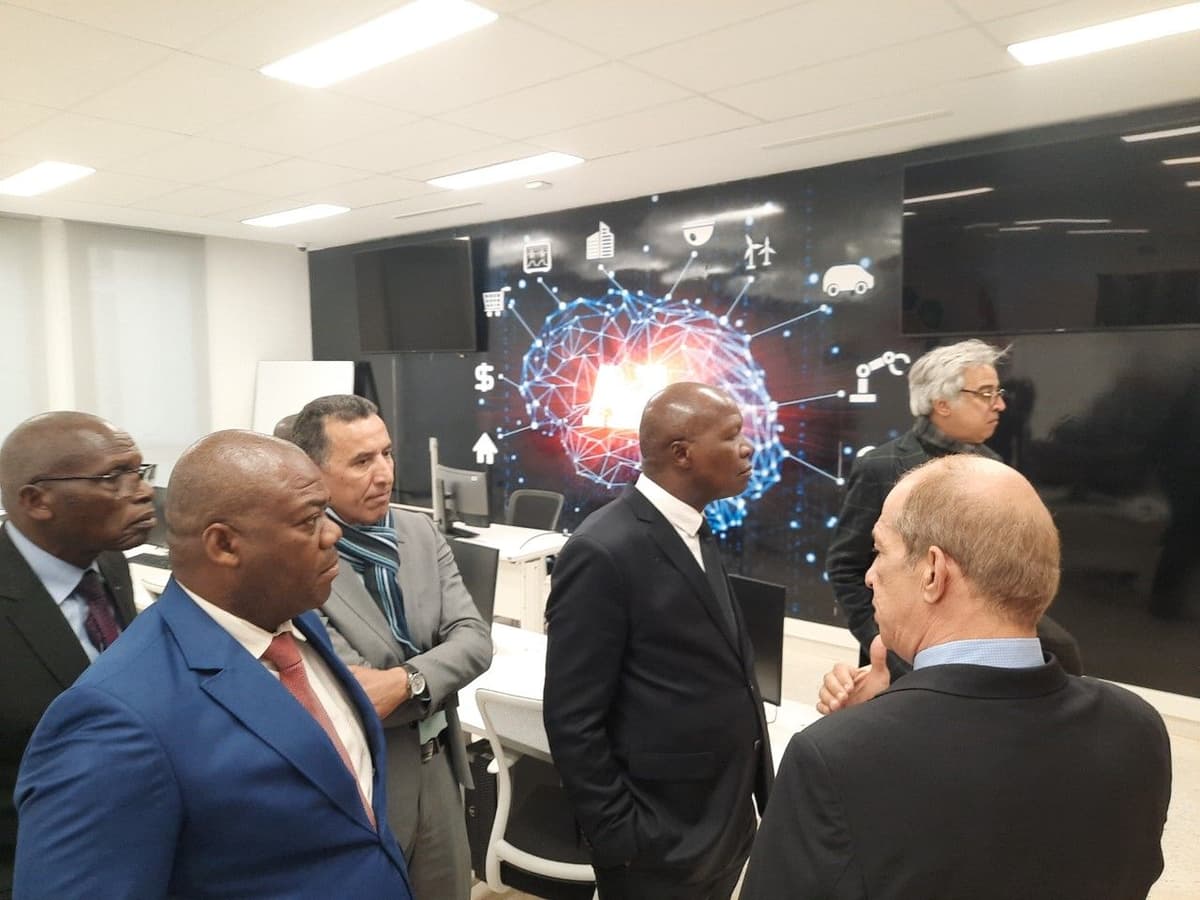 Visite de courtoisie de Dr Abdallah Albert Toikeusse MABRI, Président de la Région du Tonkpi en Côte d'Ivoire