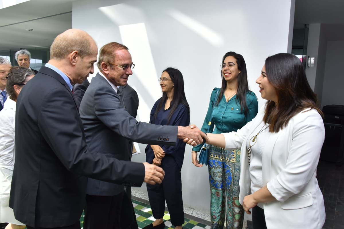 Une délégation du « Shenkar College of Engineering and Design » visite l'UEMF pour la concrétisation de leur coopération