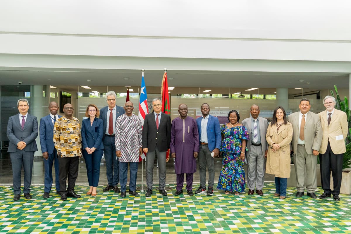 Visite du Ministre de l'Éducation libérien et sa délégation à l'Université Euromed de Fès