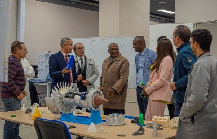 Une délégation de l’Agence Nationale des Bourses du Gabon (ANBG) en visite à l’UEMF