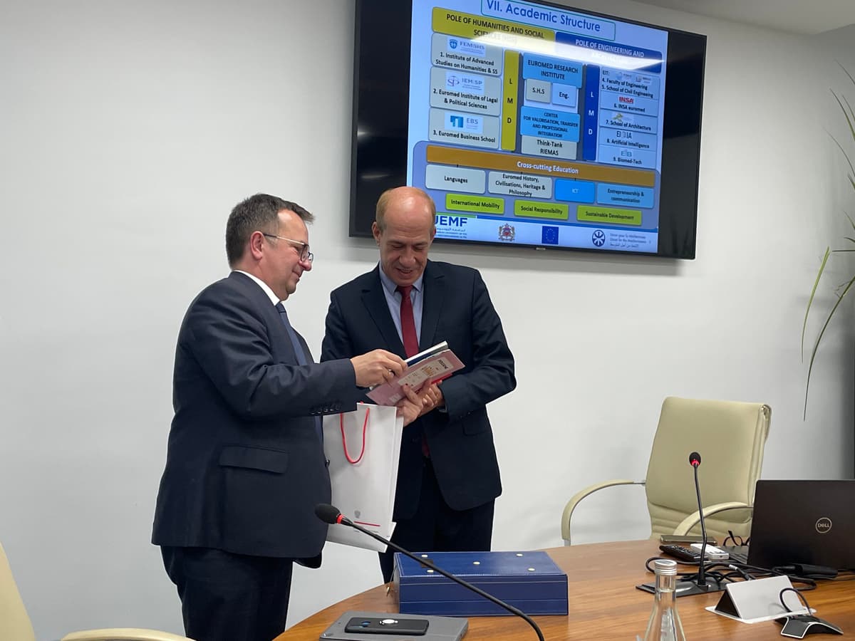 Perspectives d'un nouveau partenariat lors de la visite de SEM l'Ambassadeur de Pologne à l'UEMF