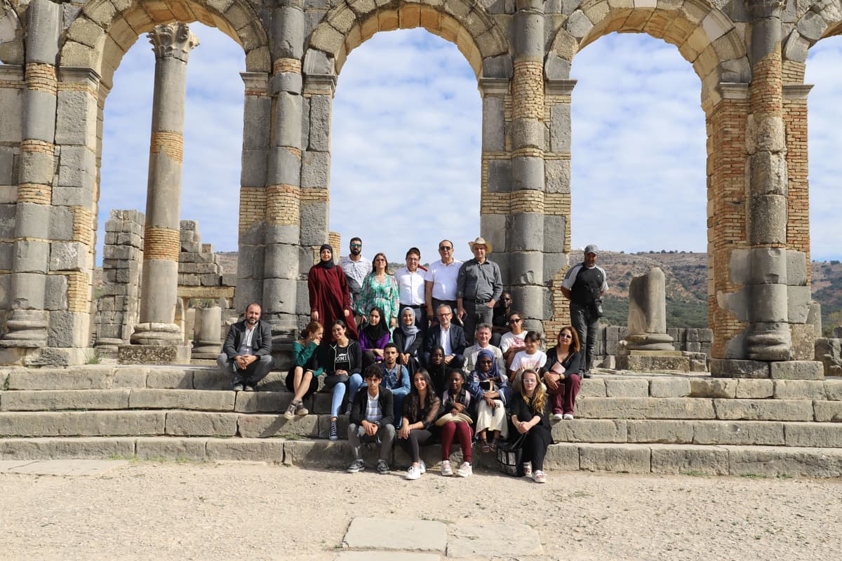 Workshop Design à Volubilis sous la supervision de M. Andrea Anastasio, Designer international