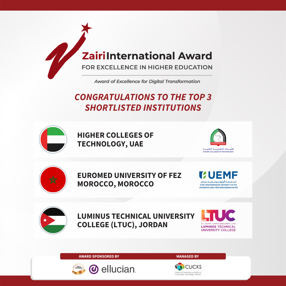 UEMF was shortlisted for the first edition of the ZAIRI International Award for Excellence in Higher Education, inaugural edition 2022, in the “Digital Transformation” category.